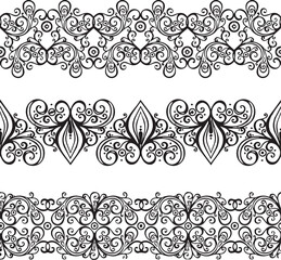 Beautiful flower art and mandala vector design