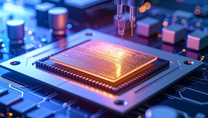 Testing Advanced Semiconductor Chip on Circuit Board with Probe