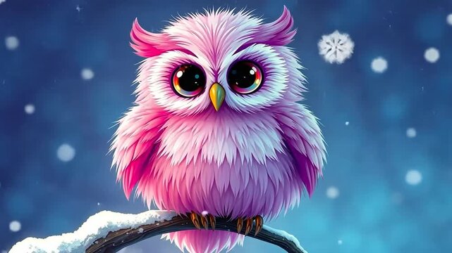 owl on a tree branch