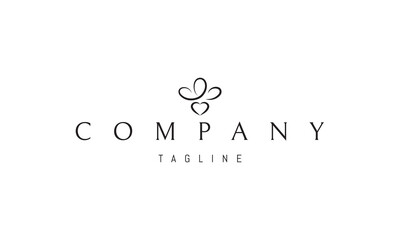 A vector logo featuring an abstract image a single paw print symbolizing a domestic pet, designed in a minimal and clean silhouette style.