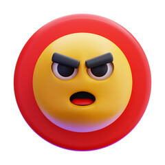 Angry Emoji Face