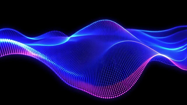 abstract blue wave background