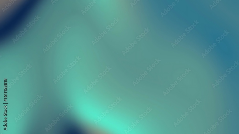 Poster desertcore deep sea coral serene aqua gradient background featuring smooth transitions and subtle co