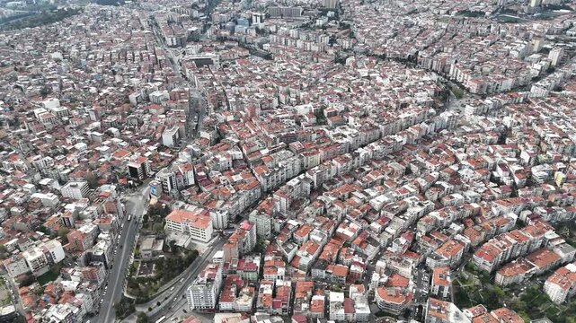 Konak Square view from Varyant. Izmir is populer tourist attraction in Turkey.