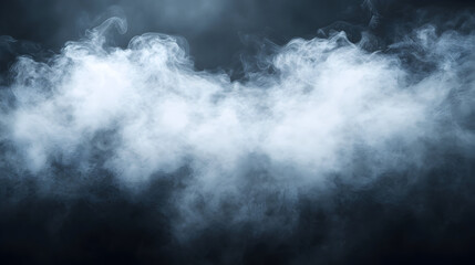 Obraz premium White smoke against a dark background