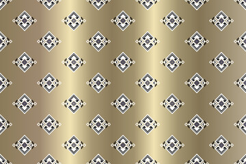 seamless pattern with geometric shapes Pattern Wallpaper Seamless Texture Vector Vintage Decoration Design Ornament Illustration Floral Art Paper Fabric Ornaments Retro Antique Style Backdrop Textile 