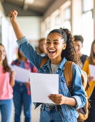 school pupils students exam success 