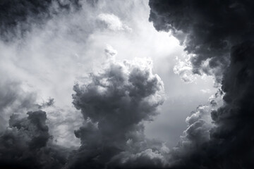Dramatic Storm Clouds Background