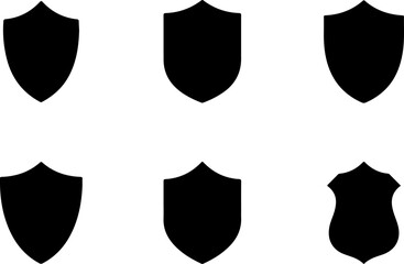 "Badge, Shield, and Ribbon Silhouette vector  Bundle