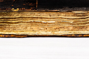 Ancient Book closeup