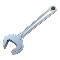 Fototapeta premium Wrench resting on a clean surface used for mechanical repairs and maintenance tasks at a workshop on transparent background