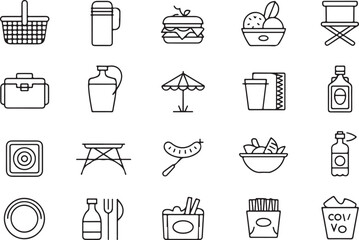 Abstract geometric shapes and lines in a dynamic composition with a distinctive silhouette style