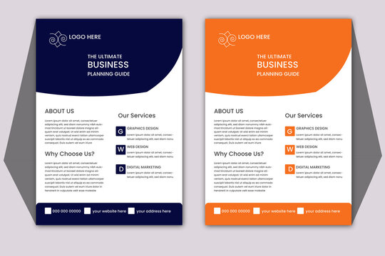 Modern and clean creative business flayer design.