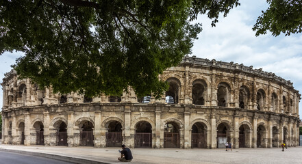 Obraz premium Les arènes de Nîmes 
