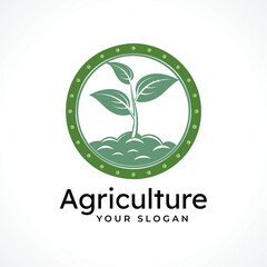 Agriculture Green Seed Logo