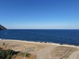 Fototapeta premium Aerial view of beautiful landscape