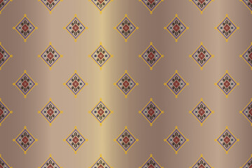 seamless vintage pattern Pattern Wallpaper Seamless Texture Vector Vintage Decoration Design Ornament Illustration Floral Art  Fabric Ornaments Retro Antique Style 
