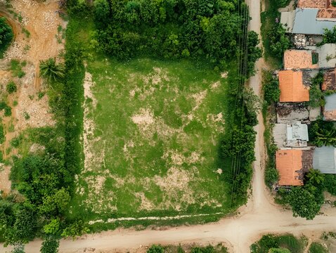 20. Empty plot of land ready for development