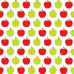 seamless pattern with apples