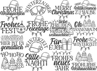 German Christmas Bundle - German Christmas Designs
