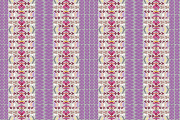 Ethnic striped in pastel color form a pattern to be classic style