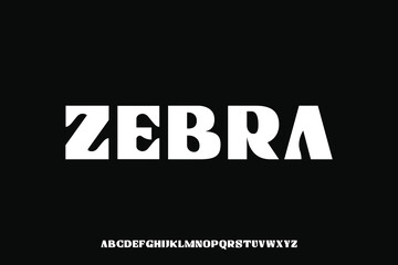 Display alphabet font vector design suitable for headline, poster, logo, magazine and many more