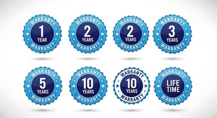 Warranty Seals 1 2 3 5 10 Years Lifetime Assurance Secure your purchase with our comprehensive coverage offerings today