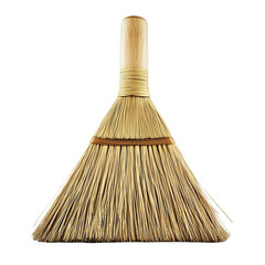 Triangular Broom Made of Natural Materials