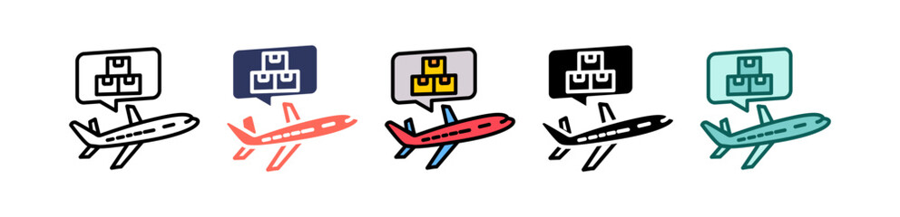 Air Cargo multiple icon