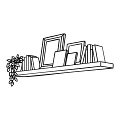 Illustration of a furniture cupboard