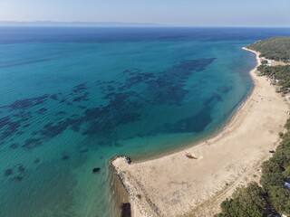 Fototapeta premium Aerial view of beautiful landscape
