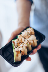 Fresh Sushi Rolls, Japanese Cuisine