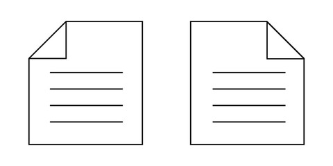 File Icon. Document icon vector. Paper icon,eps10