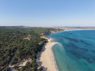 Obraz premium Aerial view of beautiful landscape