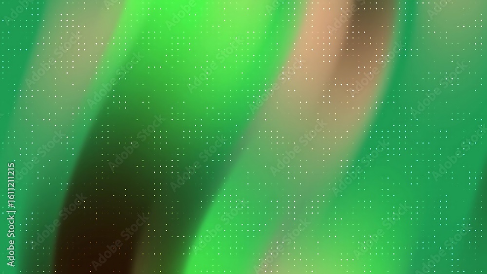 Aufkleber prismatic abstracts blink dot serene green gradient background with subtle dots, creating a calming 