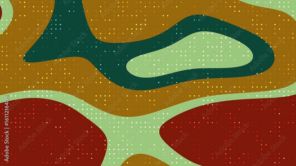 Fototapete desertcore abstracts liquid blink dot abstract topographic map design with colorful layers and dot p
