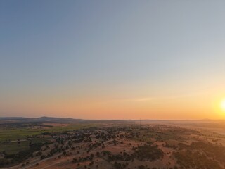 Fototapeta premium Aerial view of beautiful landscape