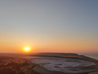 Fototapeta premium Aerial view of beautiful landscape