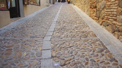street in the city of san gimignano