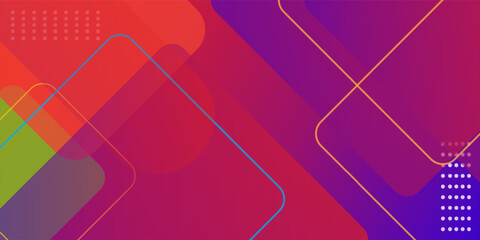 Modern Abstract Gradient Background with Geometric Shapes and Dotted Pattern – Vector Design