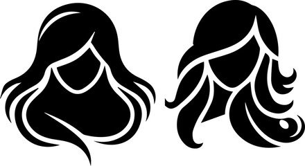 women Head or Face Vector Illustration