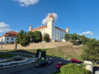 Bratysława - Słowacja - stolica kraju, stare miasto i centrum i zamek