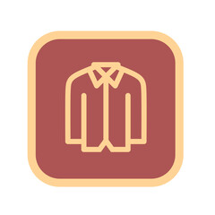 suitcase clothes icon