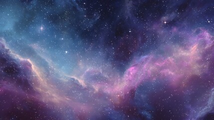 Cosmic galaxy background colorful nebula clouds stars and deep space texture artistic and surreal view perfect for sci fi fantasy and tech themed stock visuals