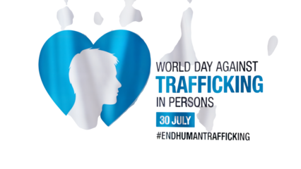 Unite against human trafficking, support victims with awareness and action on July 30.