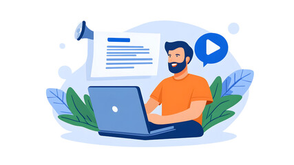 Online learning tips for beginners home office infographic digital engaging