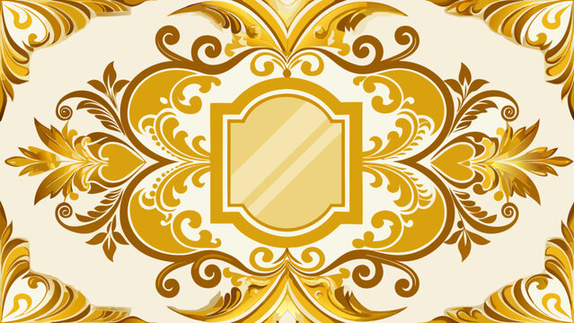 vintage style golden frames picture ornaments golden colors isolated white backgrounds with place for text, luxury invitation, certificate of completion template,gold, border, certificate, elegant, 