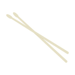 drumsticks. musical instruments. music themes. hobbies, professions, musicians. vector illustrations.