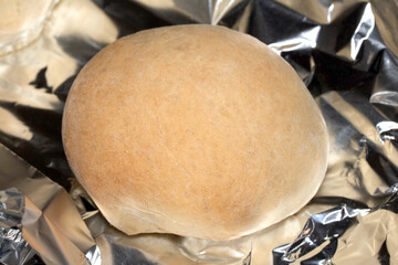 Home made fresh bread roll straight from the oven