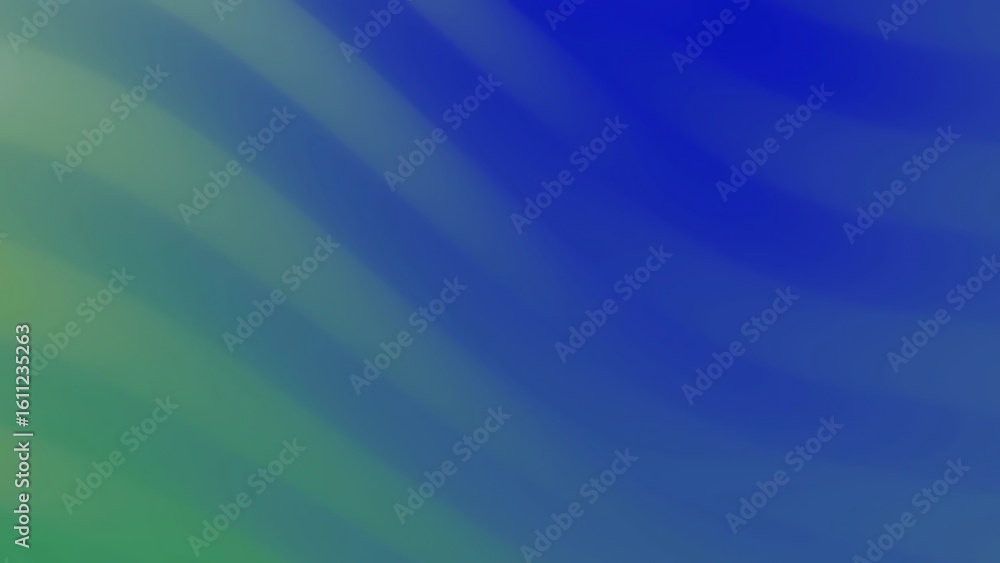 Poster prismatic abstracts twirls abstract flowing gradient background with smooth waves of blue and green 